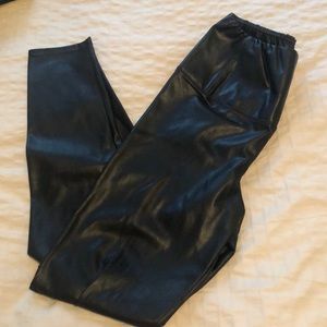 Aritzia leather pants